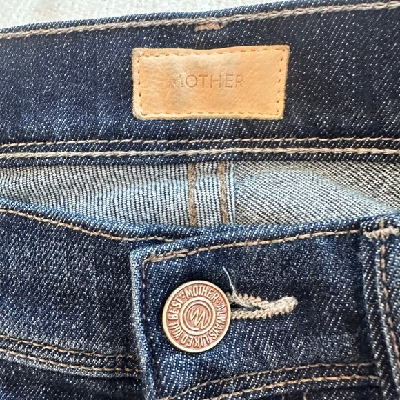 Mother The Cruiser Flare Jeans in Clean Sweep Size 25 - Picture 10 of 13